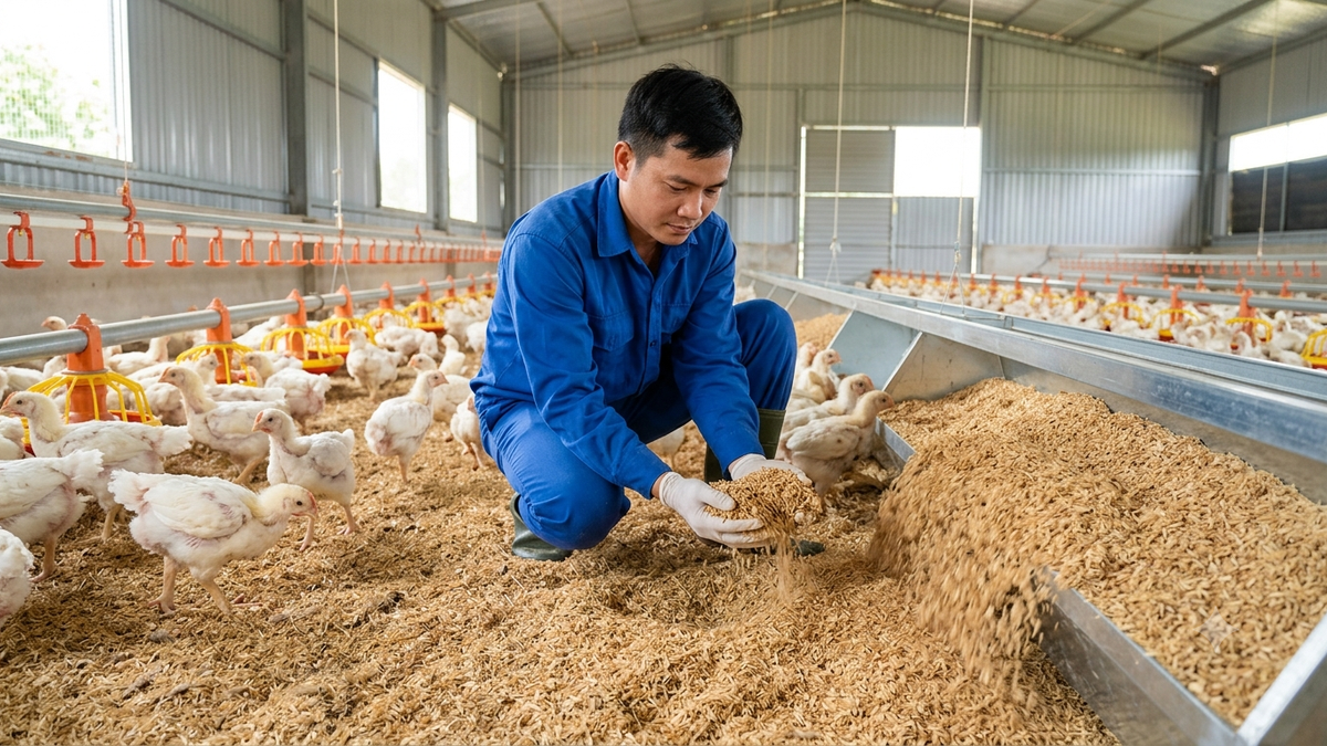 Tại sao cần chú trọng chất độn chuồng?