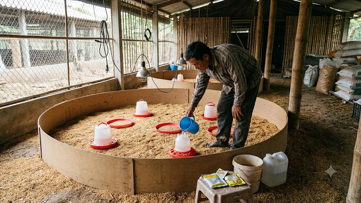 Chuẩn bị vật dụng và dinh dưỡng chống sốc