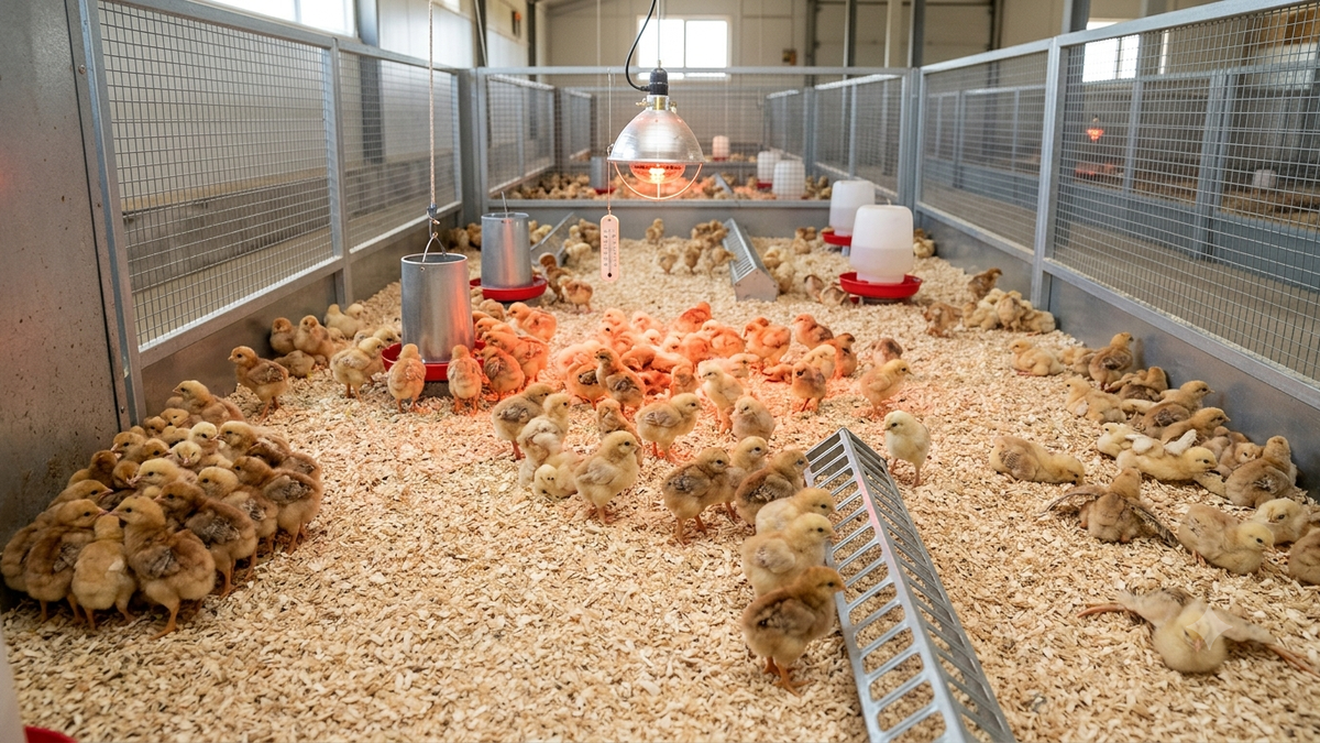 Cách nhận biết nhiệt độ úm qua hành vi của gà