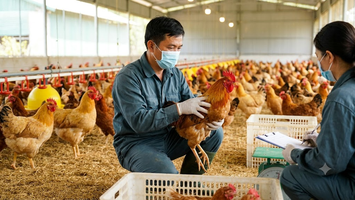 Vai trò của quy trình chọn lọc trong sản xuất gà giống