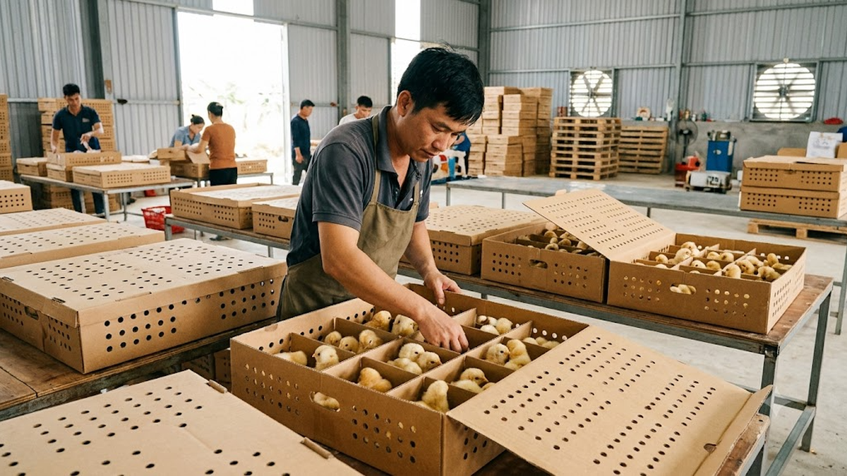 Những ảnh hưởng trực tiếp từ quy trình đóng thùng đến gà giống