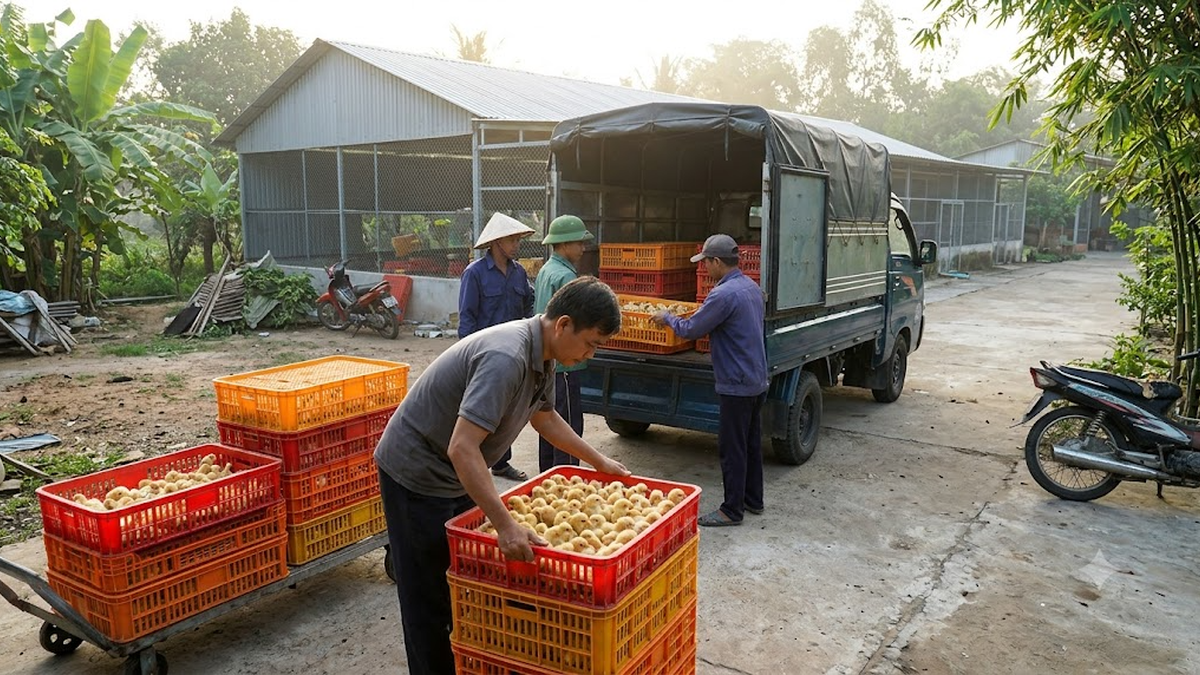 Vì sao thời điểm vận chuyển gà giống lại quan trọng?